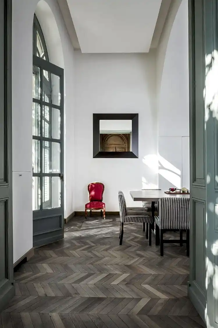 Chevron Grey Lamine Parke
