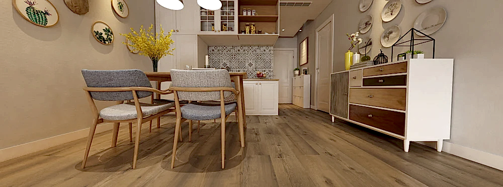 Authentic Crocant Meşe Plank SPC Parke
